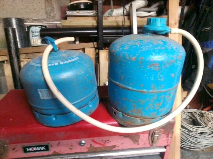Camping gas cylinders