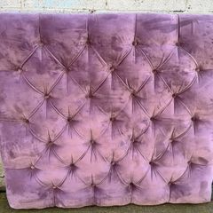 double bed and headboard