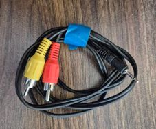 3.5mm jack to 3 RCA audio/video cable.