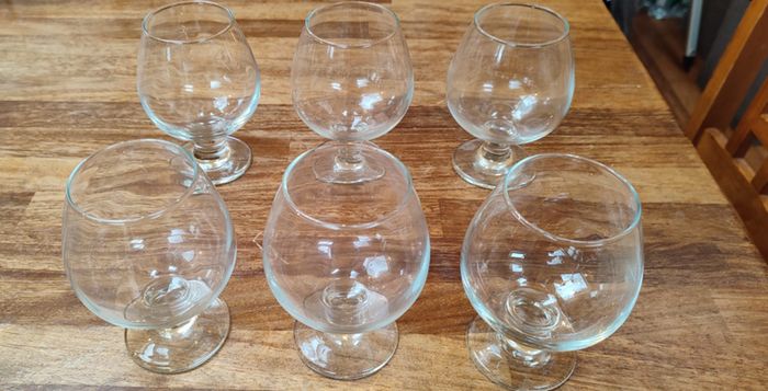 6 Brandy Glasses