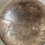 Vintage Small Brass Elevated Hanging Bowl with Embossed Flying Mallards Image 6