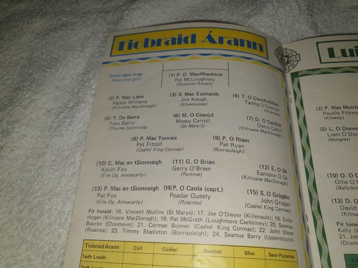 Old & Rare Gaa Programme For Sale Here