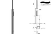 Galvanised lighting pole and T-bar