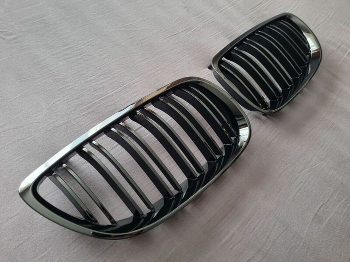 BMW 3 Series E92 E93 Pre-Lci Gloss Black Kidney Grilles Brand New