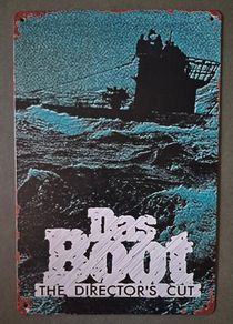 Vintage Style  Metal Sign, the boat, film advertisement.