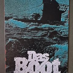 Vintage Style  Metal Sign, the boat, film advertisement.