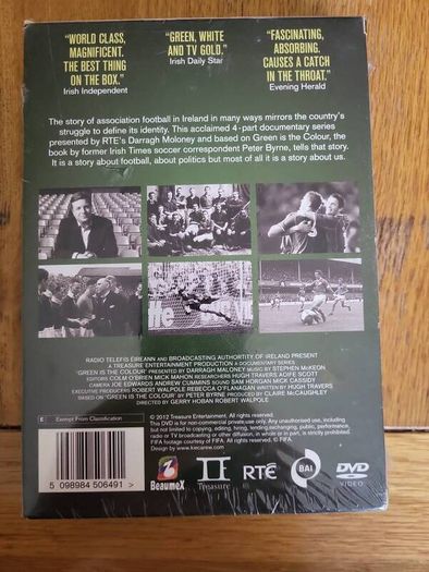Green Is The Colour The History Of Irish Soccer 2 DVD Set