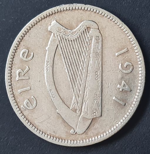 Ireland 1941 Silver Shilling Coin