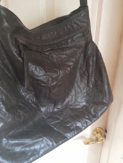 Thomas Burberry leather bag