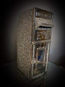 Crushed Diamond Post Box