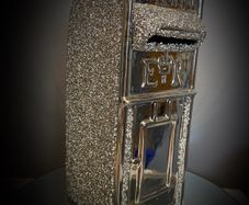 Crushed Diamond Post Box