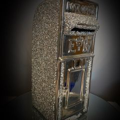 Crushed Diamond Post Box