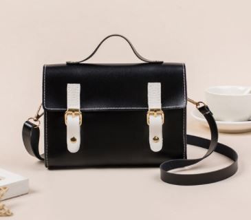 Black shoulder bag
