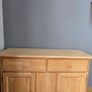 Solid Pine Sideboard, Storage Cabinet, Country Farmhouse Style Image 2