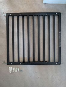 Safetots Chunky Wooden Screw Fit Gate - Black