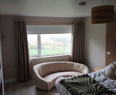 cream leather sofa