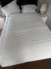 Ikea memory foam double bed matress topper
