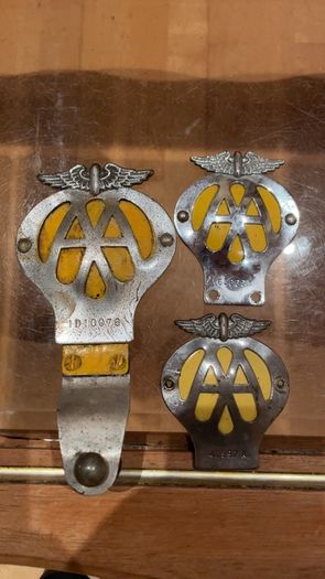 vintage AA badges