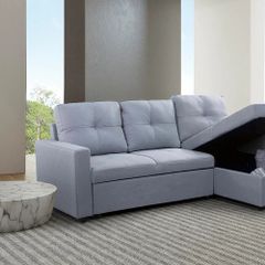 Corner Sofa Bed with Storage - Free Delivery Ireland - 4 Colours
