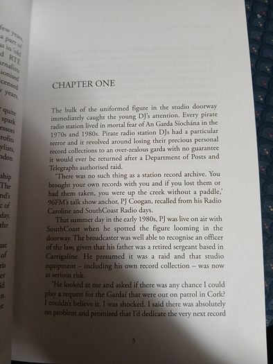 Pirate Radio in Cork, signed copy