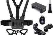 Phone Chest Mount Strap Belt Harness For iPhone Mobile Cell Xiaomi GoPro Hero 13 12 11 10 9 8 7 insta360 SJCAM AKASO DJI Osmo Action 5 4 3 2 Camera Accessories