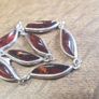Amber and Silver Bracelet Image 3