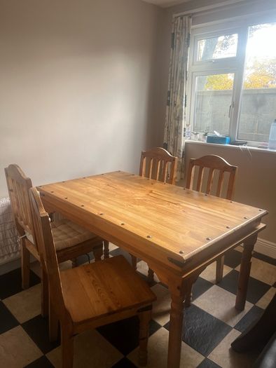 table and chairs