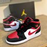 Air Jordan 1 Mid GS Black Size 5 Image 3