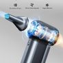 MF100 Compressed Air Duster-150000RPM Super Power Cordless Air Duster, Rechargeable Brushless Motor Durable Blower, 3-Gear Adjustable Dust Blower for Computer, Keyboard, Outdoor, House and Car Image 2