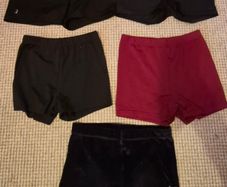 Gymnastics shorts age 8