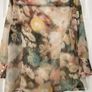 Ted Baker London Semi Sheer Floral Blouse - Size 3 (UK 12) Image 2