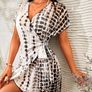 Beach wrap dress - bikini cover up size 10 Image 3