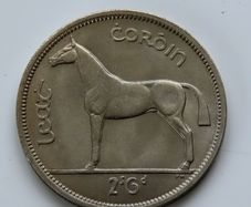 Ireland 1966 Half crown UNC 60 YEARS OLD Irish coin