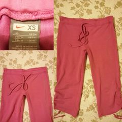 Nike Dri Fit 3/4 Length Pink Bottoms
