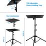 Projector Stand, Foldable Laptop Tripod, Multifunctional DJ Racks/Projector Stand, Adjustable Height 17.5 to 48 Inch with Gooseneck Phone Holder, Perfect for Office, Home, Outdoor Movies (FREE POSTAGE) Image 2