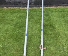 Galvanised T. bar washing line