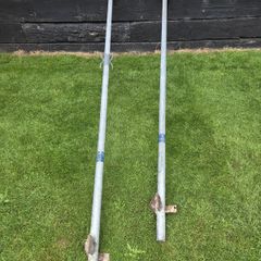 Galvanised T. bar washing line