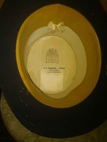 Antique Top Hat /Gloves