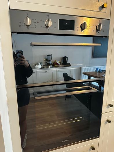 Smeg Built-In Electric Double Oven - Black