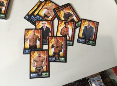 WWE wrestling cards
