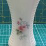 Irish Parian Donegal China Embossed Rose Patterned Vase Image 4