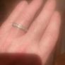 Sterling Silver CZ Half Eternity Ring Image 3