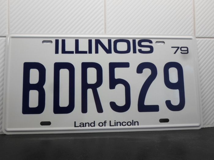 Blues Brothers Bluesmobile BDR529 Replica Movie American License Plate Illinois