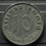 German third reich stamps and coin, 10 pfennig. Image 3