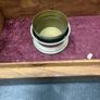 Vintage Miniature Drinks Bottles, Travel Cup and Wooden Box Image 9