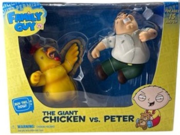 Family guy Chicken vs Peter set