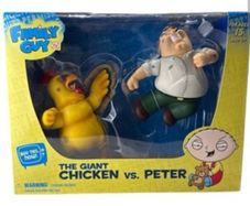 Family guy Chicken vs Peter set