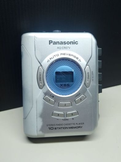 Vintage Panasonic RQ-CR07V Stereo Radio Cassette Player / Walkman Style