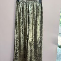 Gold lame trousers