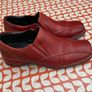 Pair of Pikolinos Leather Loafer Shoes, Red, Size 39 Image 2